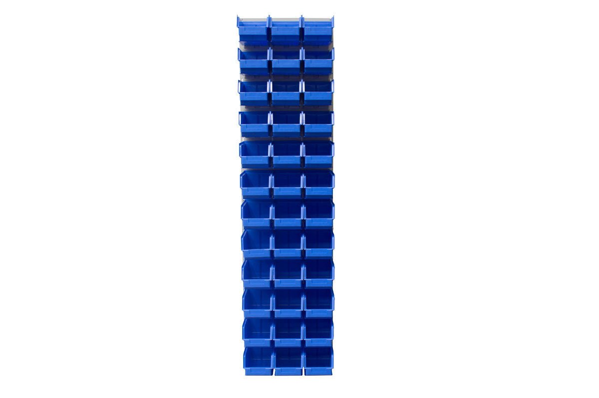 Ezylok LP4 Louvred Panel & Size 4 Plastic Bin - AIMS Industrial Supplies