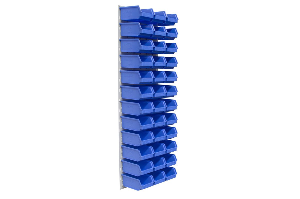 Ezylok LP4 Louvred Panel & Size 4 Plastic Bin - AIMS Industrial Supplies