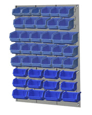 Ezylok LP5 Louvred Panel & Size 3Z, 4, 5 & 6 Plastic Bin - AIMS Industrial Supplies