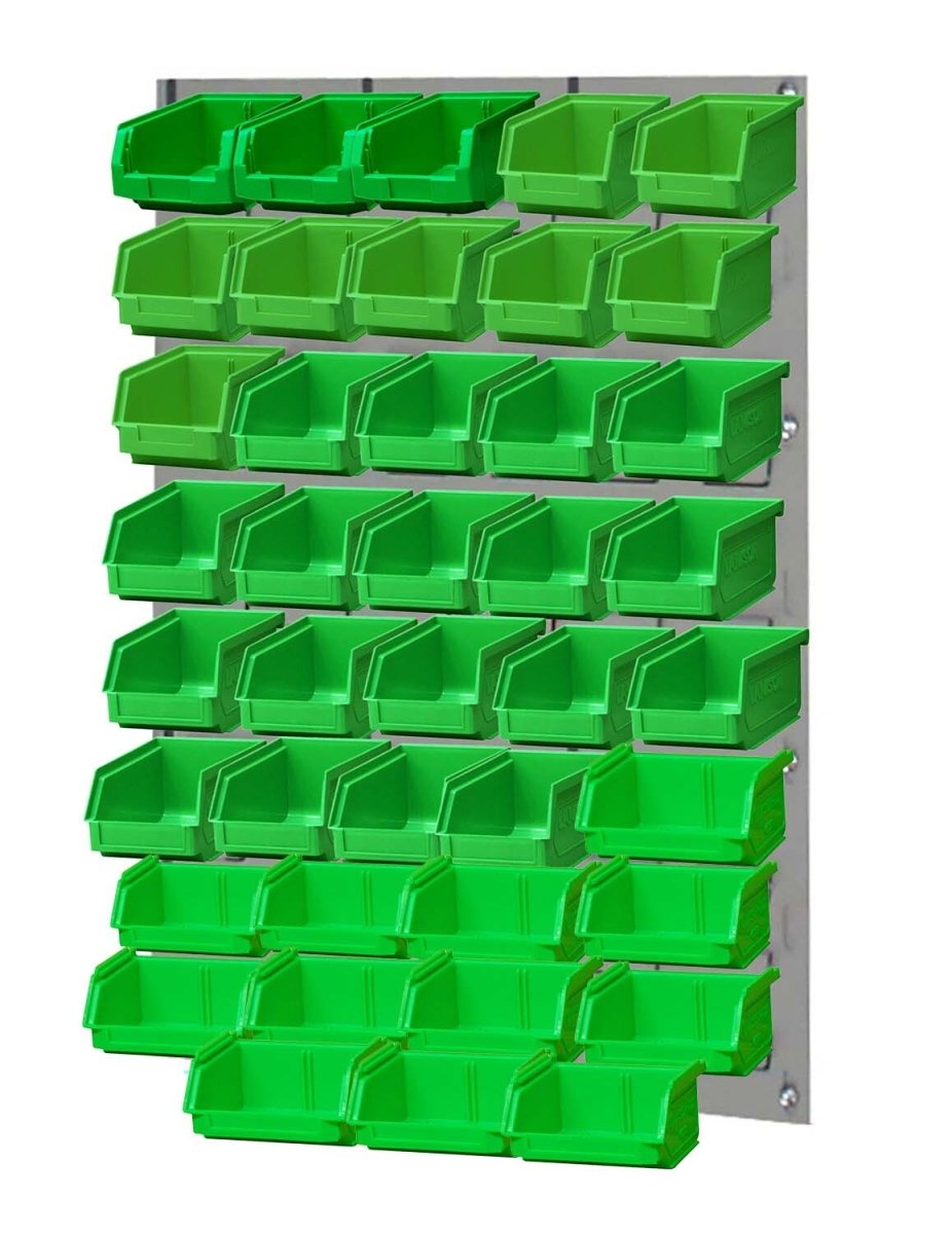 Ezylok LP5 Louvred Panel & Size 3Z, 4, 5 & 6 Plastic Bin - AIMS Industrial Supplies