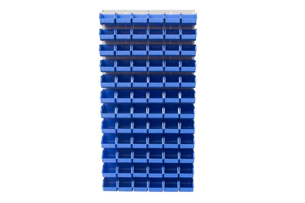 Ezylok LP5 Louvred Panel & Size 5 Plastic Bin - AIMS Industrial Supplies