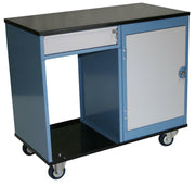 Ezylok Mobile Workstation w/ 1 Cupboard & Drawer - AIMS Industrial Supplies