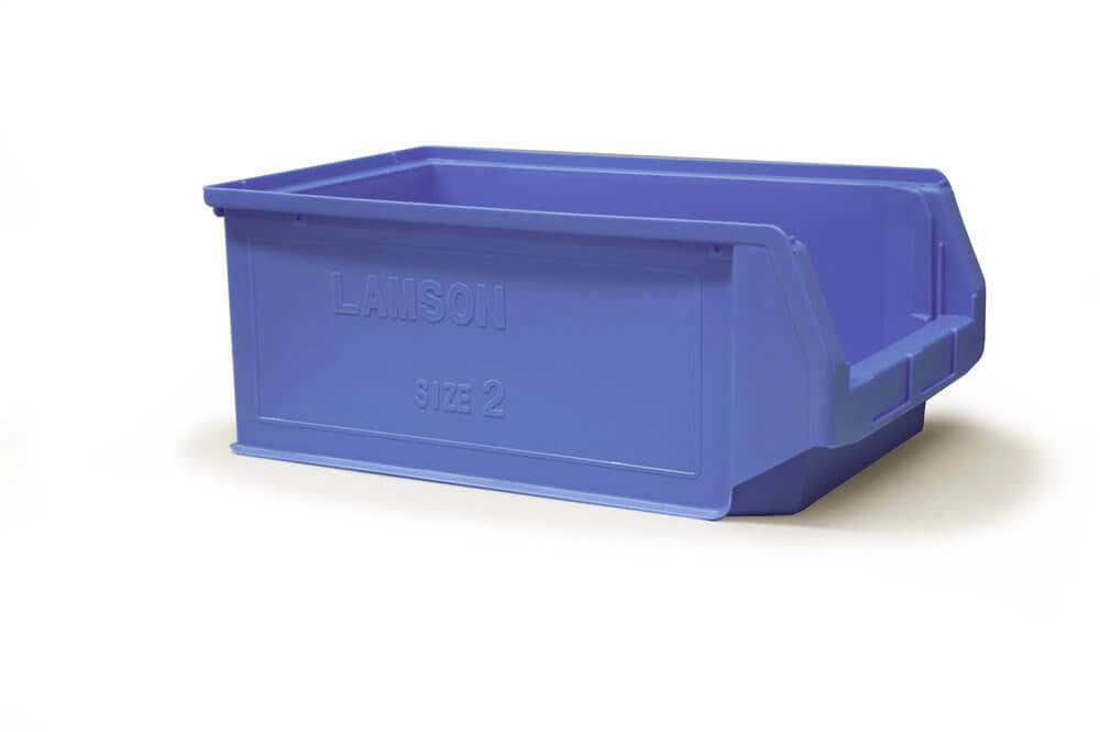 Ezylok Plastic Bin Size 2 (500L x 310W x 200H) - 4 Colour Options - AIMS Industrial Supplies