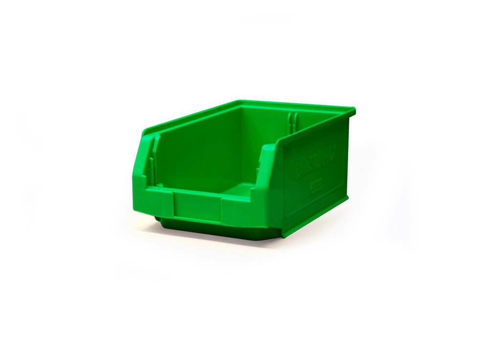 Ezylok Plastic Bin  Size 3Z Green (350L x 210W x 150H) - 510670