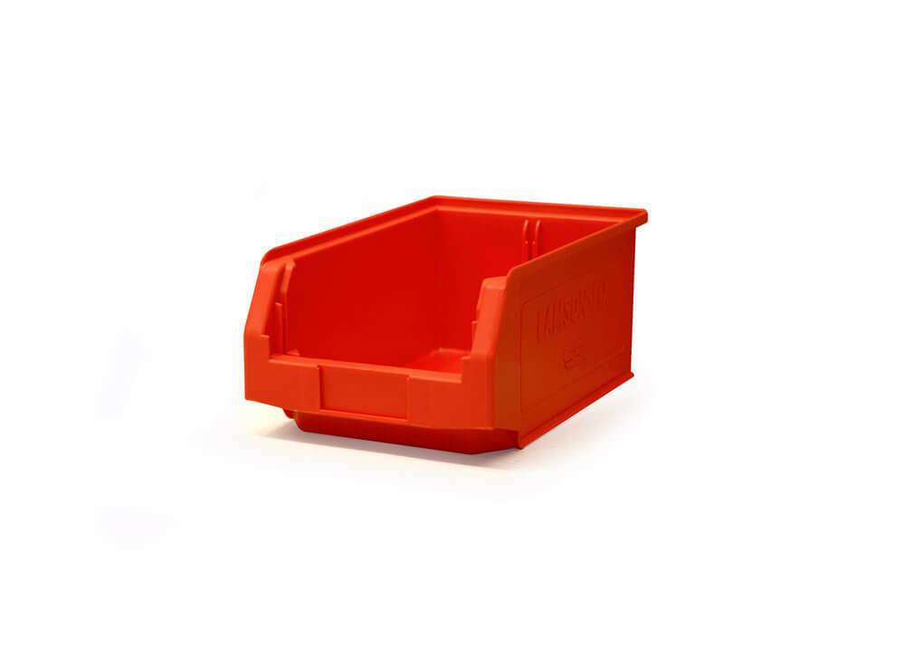 Ezylok Plastic Bin  Size 3Z Red (350L x 210W x 150H) - 510680