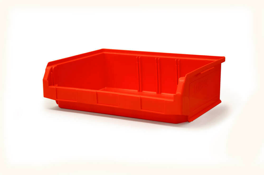 Ezylok Plastic Bin Size 3ZD Red (350L x 465W x 150H) - 510730