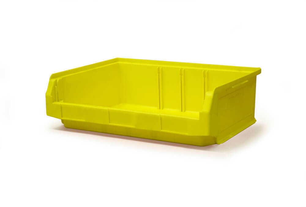 Ezylok Plastic Bin Size 3ZD Yellow (350L x 465W x 150H) - 510750