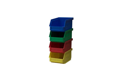 Ezylok Plastic Bin Size 5 (165L x 100W x 80H) - Box of 35 - 4 Color Options
