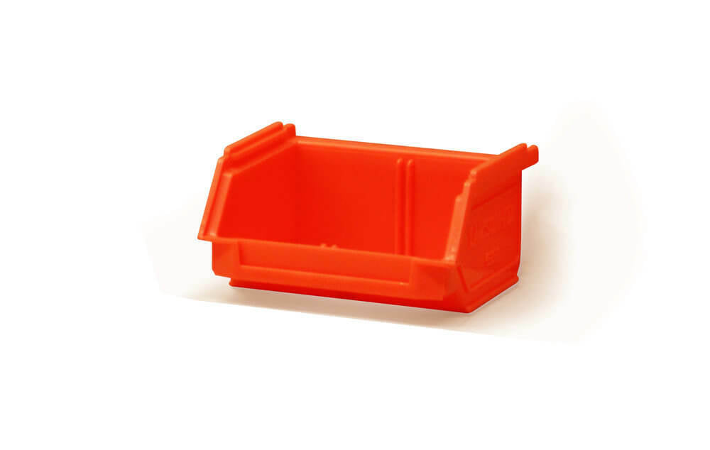 Ezylok Plastic Bin Size 6 (95L x 100W x 55H) - Box of 50 - 4 Colour Options - AIMS Industrial Supplies