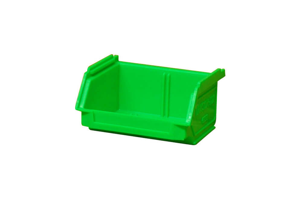 Ezylok Plastic Bin Size 6 Green (95L x 100W x 55H)  510890 -  Box of 50