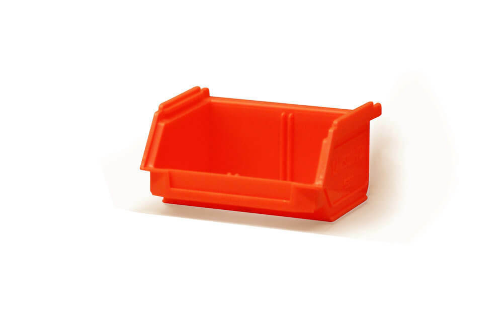 Ezylok Plastic Bin Size 6 Red (95L x 100W x 55H)  510900 -  Box of 50