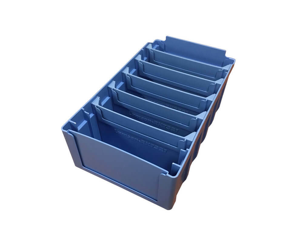 Ezylok Size RK321 Plastic Bin Blue (560080) -  Box of 161