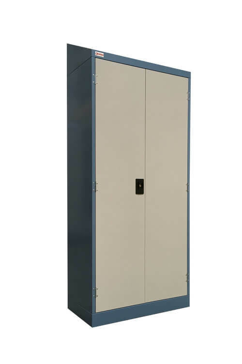 Ezylok Slope Top Implement Cupboard (2 Shelves, 2 Keys) - 822004 - AIMS Industrial Supplies