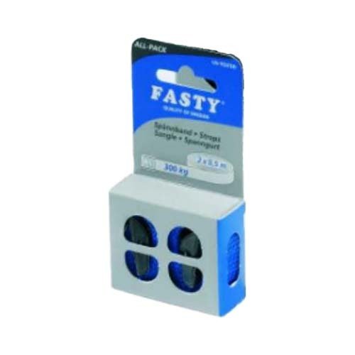 Fasty Strap Twin Pack 0.5m x 20mm Blue - AIMS Industrial Supplies