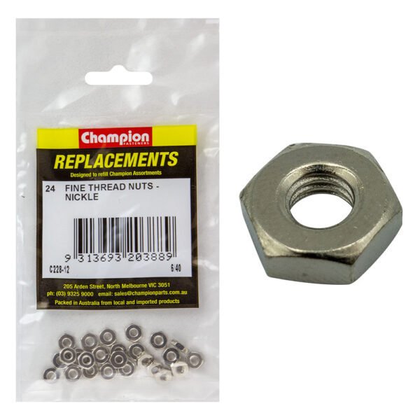 Fine Thread Nut Assortment Refill - AIMS Industrial Supplies