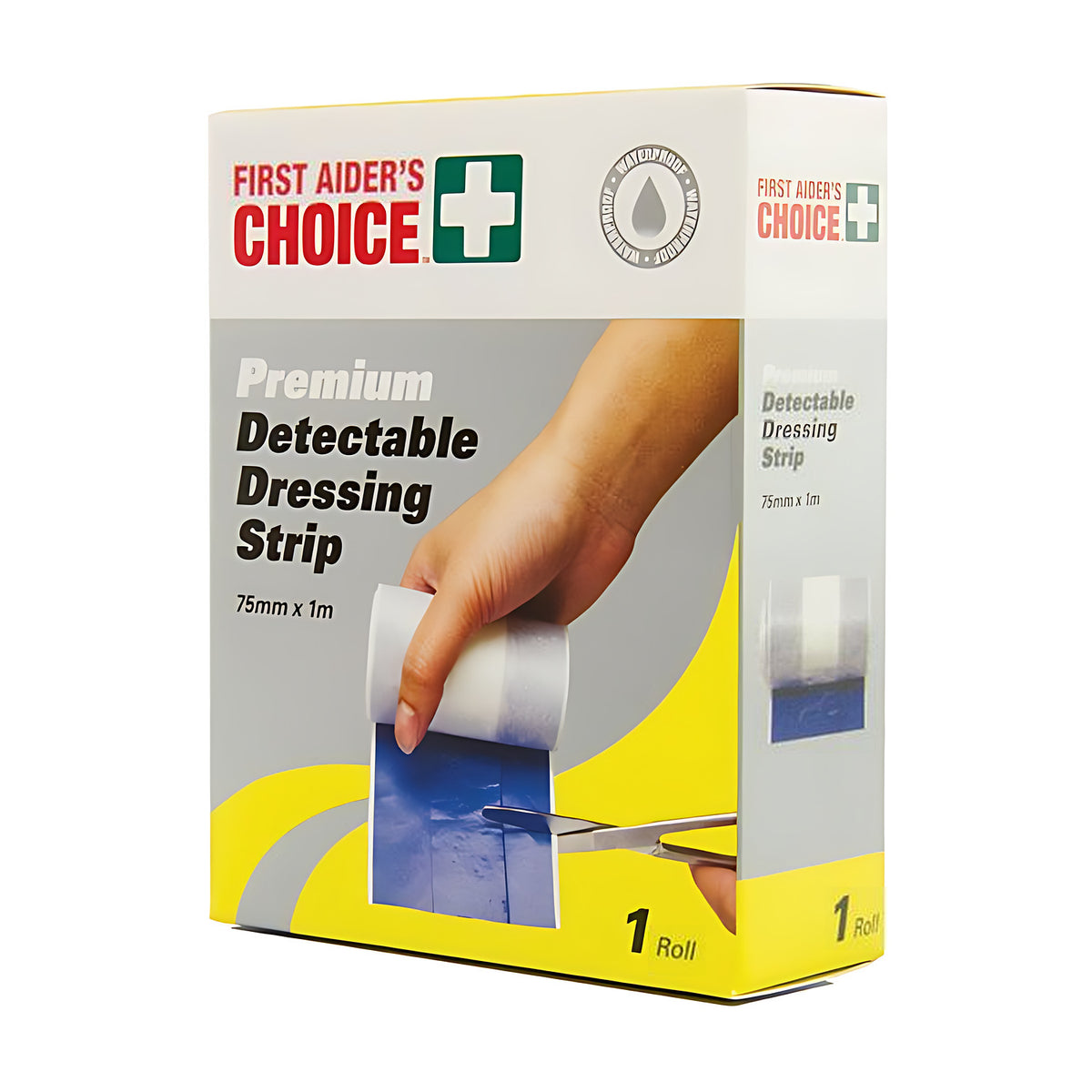 First Aiders Choice Blue Detect Dressing Strip 7.5cm x 1m
