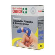 First Aiders Choice Blue Waterproof Strips Assorted - AIMS Industrial Supplies
