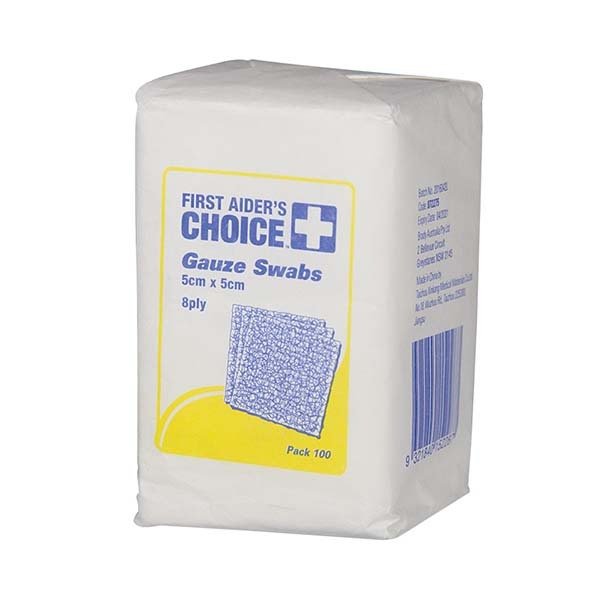 First Aiders Choice Gauze Swab - AIMS Industrial Supplies