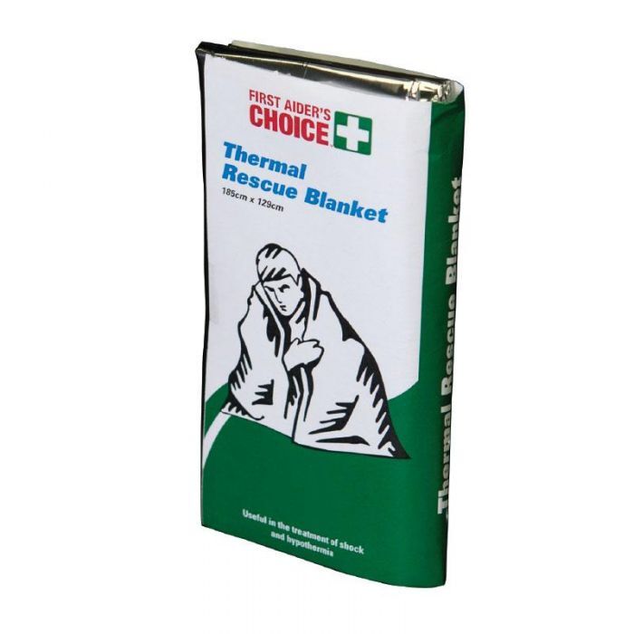 First Aiders Choice Thermal Rescue Blanket 1290 x 1850mm1