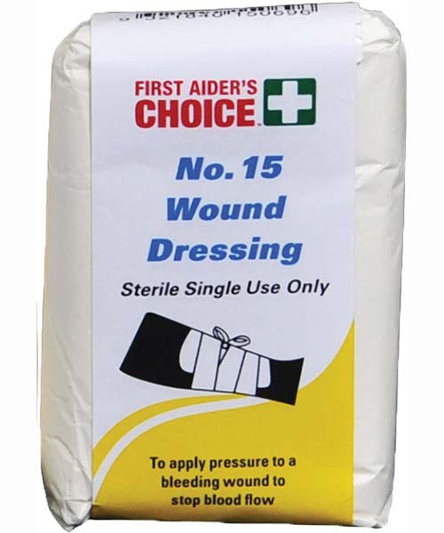 First Aiders Choice Wound Dressing No. 15