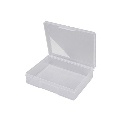 Fischer 1 Compartment Medium Storage Box 195 x 155 x 46mm - Box of 12 - AIMS Industrial Supplies