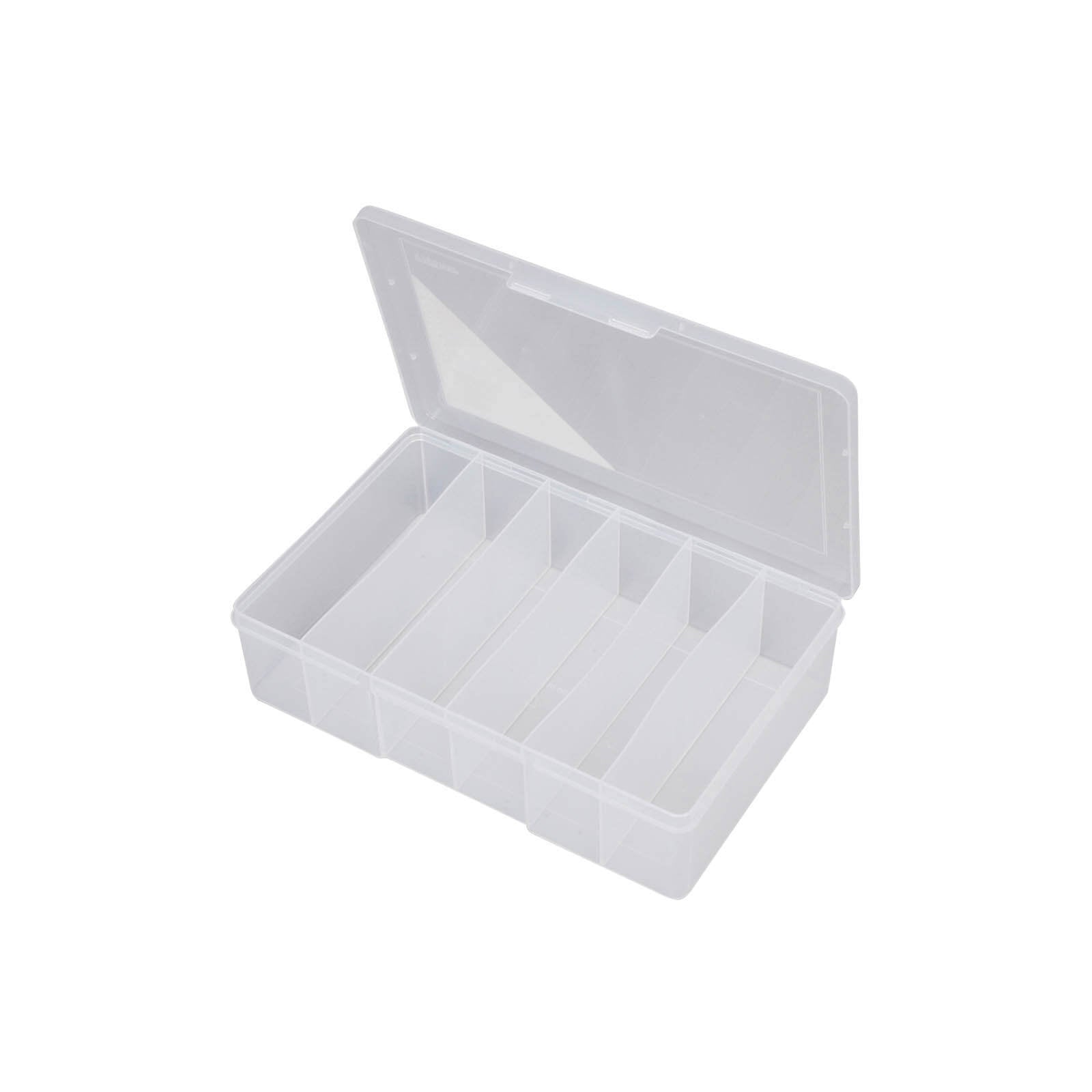 Fischer 6 Compartment Large Deep Plastic Storage Box1