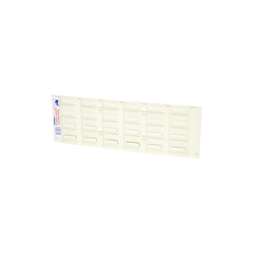 Fischer Louvre Panel Plastic 150 x 460mm Beige - Box of 6