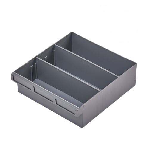 Fischer Spare Parts Tray W/ Removable Divider 300 x 300 x 100mm - Pack of 8