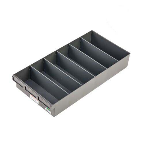 Fischer Spare Parts Tray W/ Removable Divider 600 x 300 x 100mm - Pack of 4