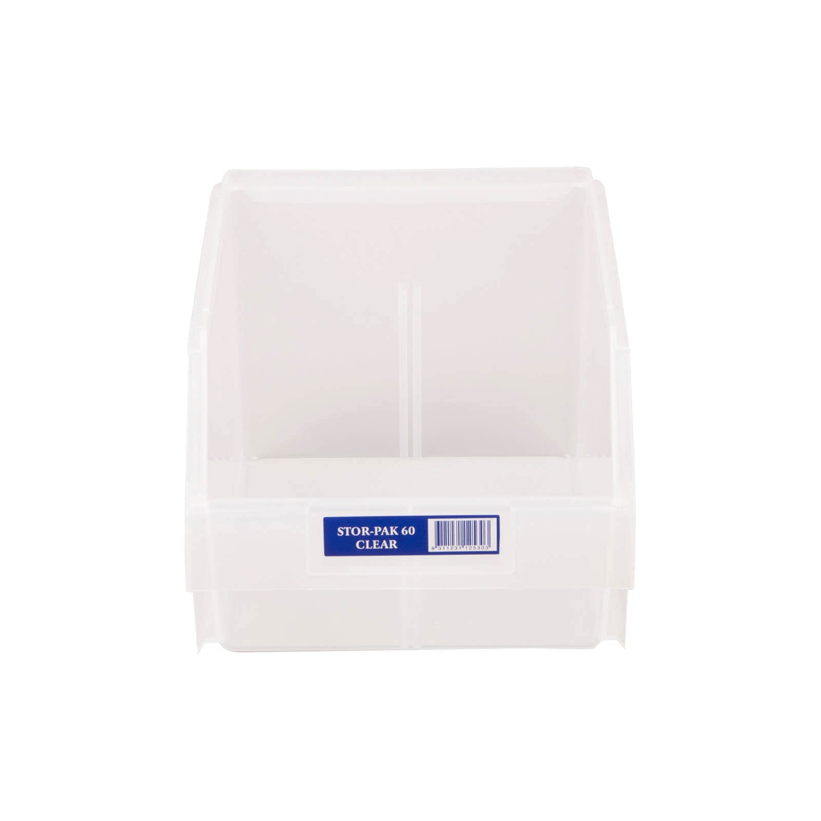 Fischer Stor-Pak Bin 60 Plastic Storage Bin Clear