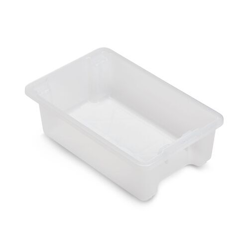 Fischer Store-Tub Nesting Crate 32L Clear  648 x 415 x 195mm