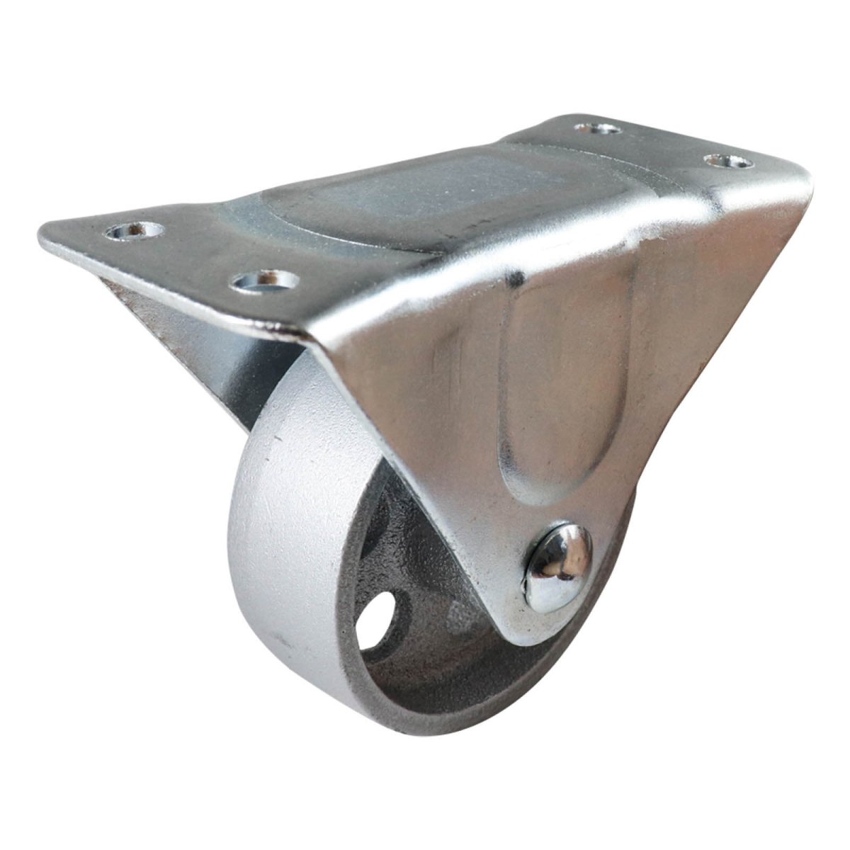 Fixed Plate Castor - Cast Iron Wheel I2 Series - AIMS Industrial Supplies