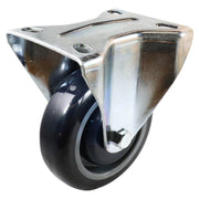 Fixed Plate Castor - Polyurethane Wheel I4 Series - AIMS Industrial Supplies