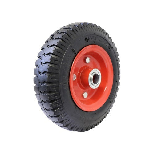Flat Free Wheel, Puncture Proof - Red Steel Centre, Ball Bearing1