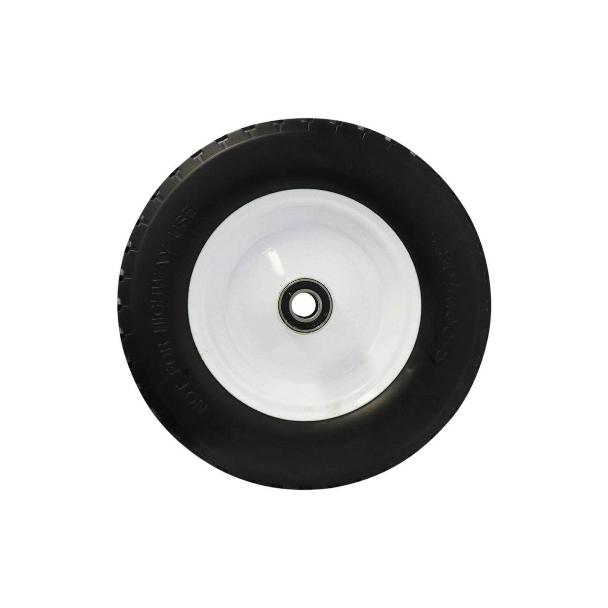 Flat Free Wheel, Puncture Proof - Steel Centre, Ball Bearing - AIMS Industrial Supplies
