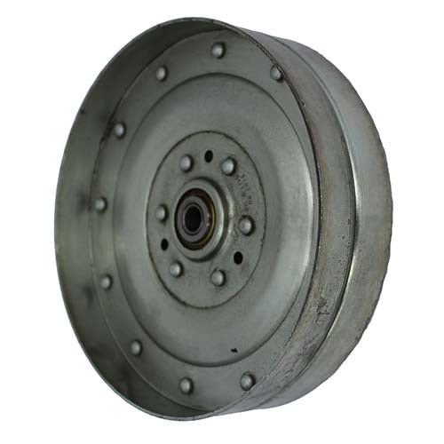 Flat Non Flanged Idler Pulley - Single Row Bearing - AIMS Industrial Supplies