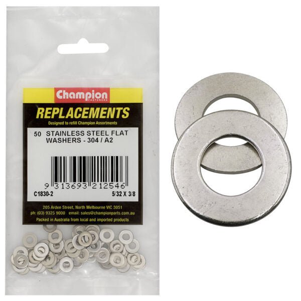 Flat Steel Washer Assortment Refill (CA1830) - Champion - AIMS Industrial Supplies