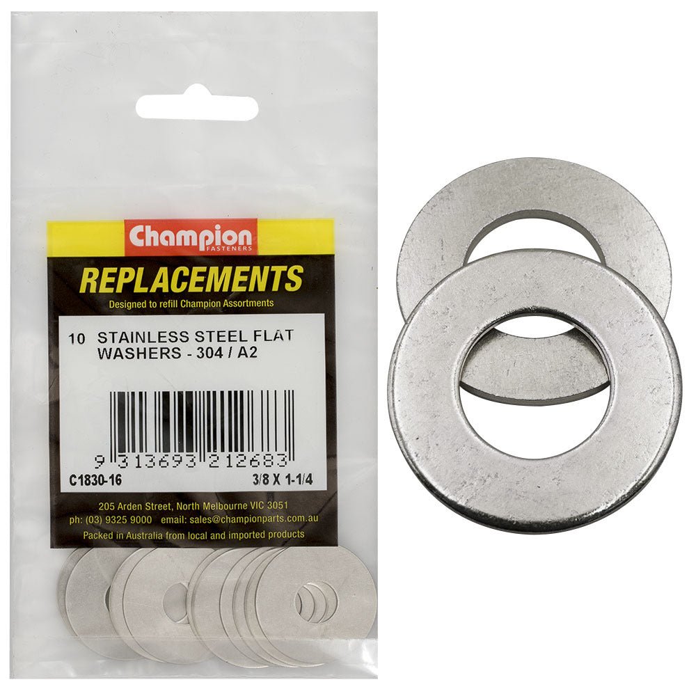 Flat Steel Washer Assortment Refill (CA1830) - Champion - AIMS Industrial Supplies