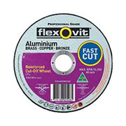 Flexovit Aluminium Cut Off Wheel 100mm - Type 41 - Pack of 45 - AIMS Industrial Supplies
