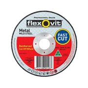 Flexovit Cut Off Wheel Extra Premium 100 x 2.5 x 16.0mm - Pack of 501