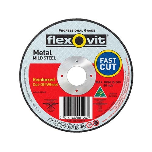 Flexovit Cut Off Wheel Extra Premium 100 x 2.5 x 16.0mm - Pack of 501