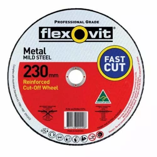 Flexovit Cut Off Wheel General Purpose 230 x 2.5 x 25.4mm - Pack of 25