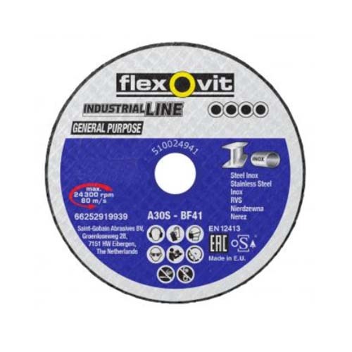 Flexovit Cut Off Wheel Metal Gen. Purpose 51 x 2.5 x 10mm - Pack of 251