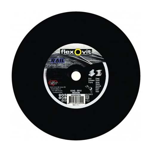 Flexovit Cut Off Wheel Rail 350 x 3.8 x 25.4mm - Pack of 10