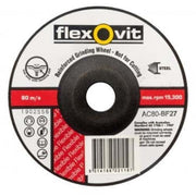 Flexovit Grinding Wheel Flexible Disc AC60 125 x 3 x 22mm - Pack of 25 - AIMS Industrial Supplies