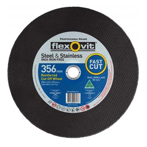 Flexovit L/Speed Metal Chop Saw Cut Off Wheel 1