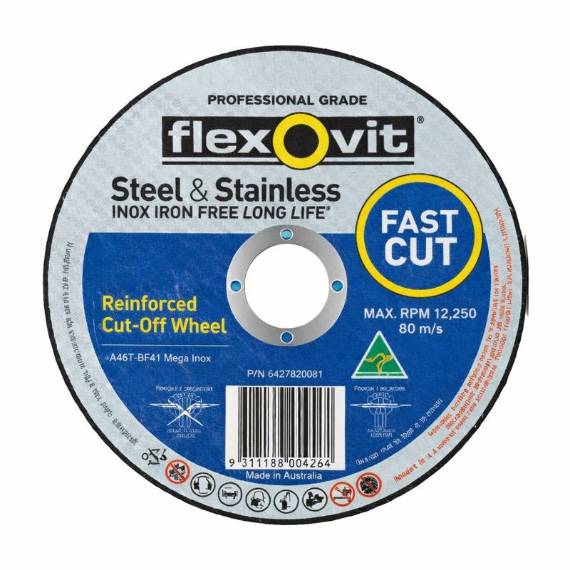 Flexovit Standard Iron Free Cutting - Off Wheel - AIMS Industrial Supplies