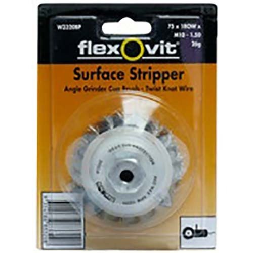 Flexovit Steel Twist Knot Wire Brush - AIMS Industrial Supplies