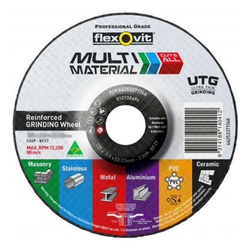 Flexovit Ultra Thin Depressed Centre Grinding Wheel1