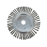 Flexovit Wire Brush Wheel Pipeline Twist Knot Steel 125 x 6 x 22 mm - AIMS Industrial Supplies